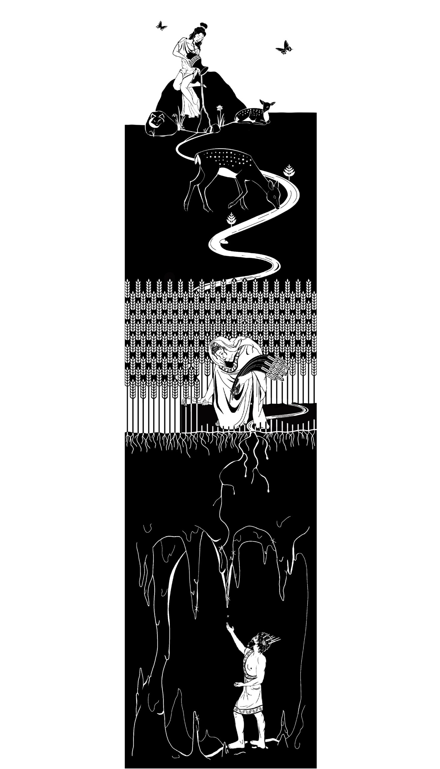 Hades, Persephone, and Demitre tryptic (Download)